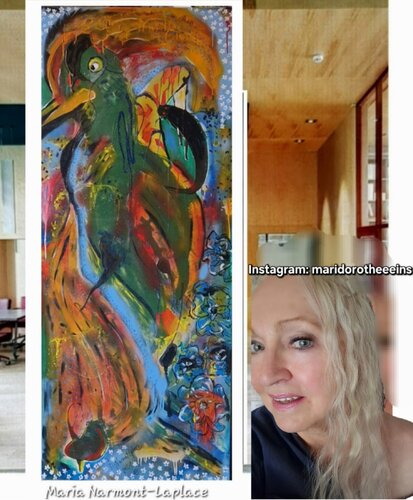 "Colorful life" par Maria Dorothea Narmont-Laplace, Peinture en vente sur Singulart