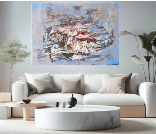 "Rescue cruiser" van Maria Dorothea Narmont-Laplace, Schilderij te koop op Singulart