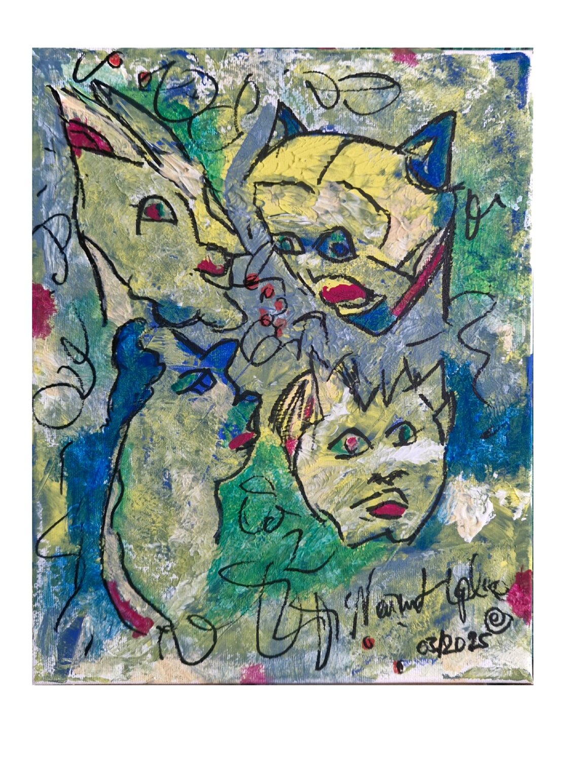 "Extreme" Maria Dorothea Narmont-Laplace Peinture originale à vendre