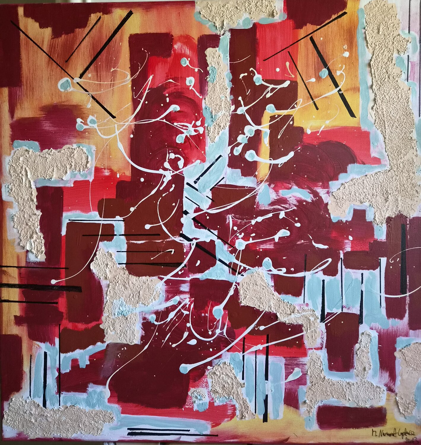 "system" Maria Dorothea Narmont-Laplace Pintura original en venta