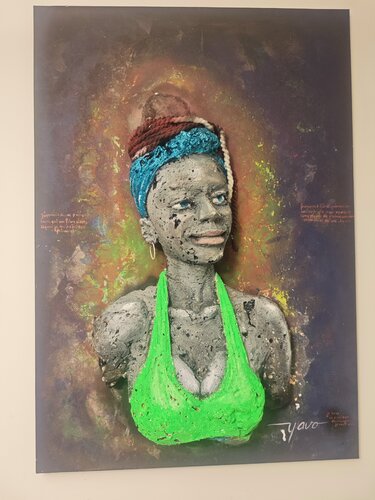 CONFIDENCE by YAVO LANDRY KOMENAN, Painting for Sale on Singulart