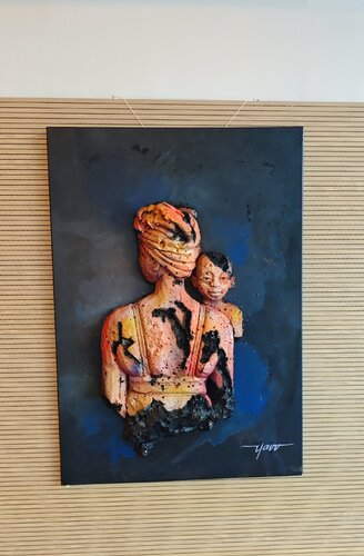 ANGE ANONYME par YAVO LANDRY KOMENAN, Peinture en vente sur Singulart