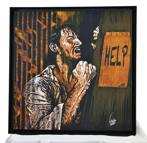 HELP van Fernando Viñolo Garcia, Schilderij te koop op Singulart