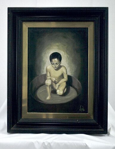 EL BAÑO di Fernando Viñolo Garcia, Pittura in vendita su Singulart