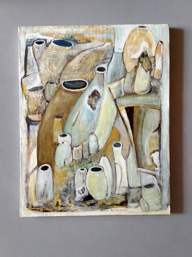 My old pots par Maia Bilikhodze, Peinture en vente sur Singulart