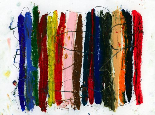 Shoreline Stripes par Marcus Bacher, Peinture en vente sur Singulart