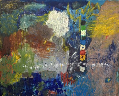 Vertical Pulse par Marcus Bacher, Peinture en vente sur Singulart