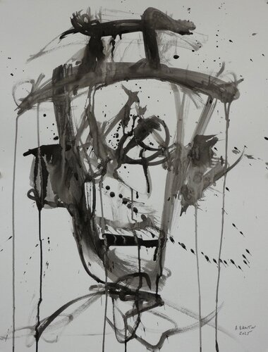 Visages d'ombre III di Arnaud Broutin, Opera su carta in vendita su Singulart