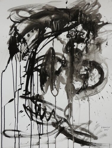 Visages d'ombre V di Arnaud Broutin, Opera su carta in vendita su Singulart