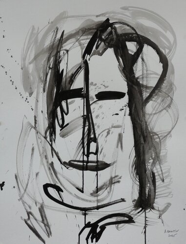 Visages d'ombre VI di Arnaud Broutin, Opera su carta in vendita su Singulart