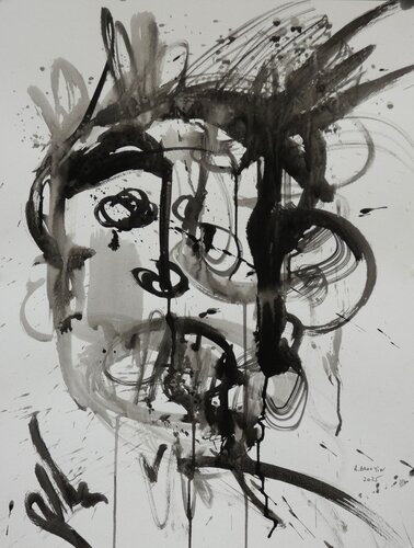 Visages d'ombre VII di Arnaud Broutin, Opera su carta in vendita su Singulart