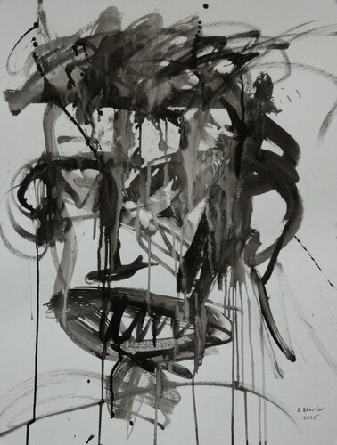 Visages d'ombre IX di Arnaud Broutin, Opera su carta in vendita su Singulart