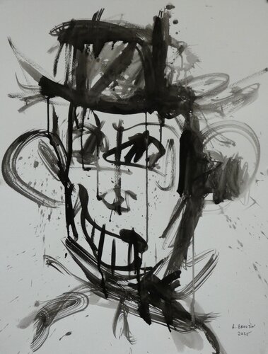 Visages d'ombre X di Arnaud Broutin, Opera su carta in vendita su Singulart