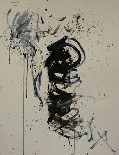 Rythme outremer VI by Arnaud Broutin, Work on Paper for Sale on Singulart