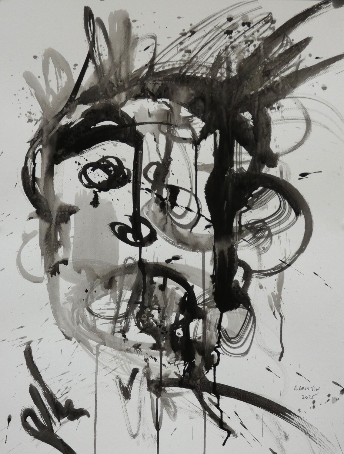 Visages d'ombre VII Arnaud Broutin