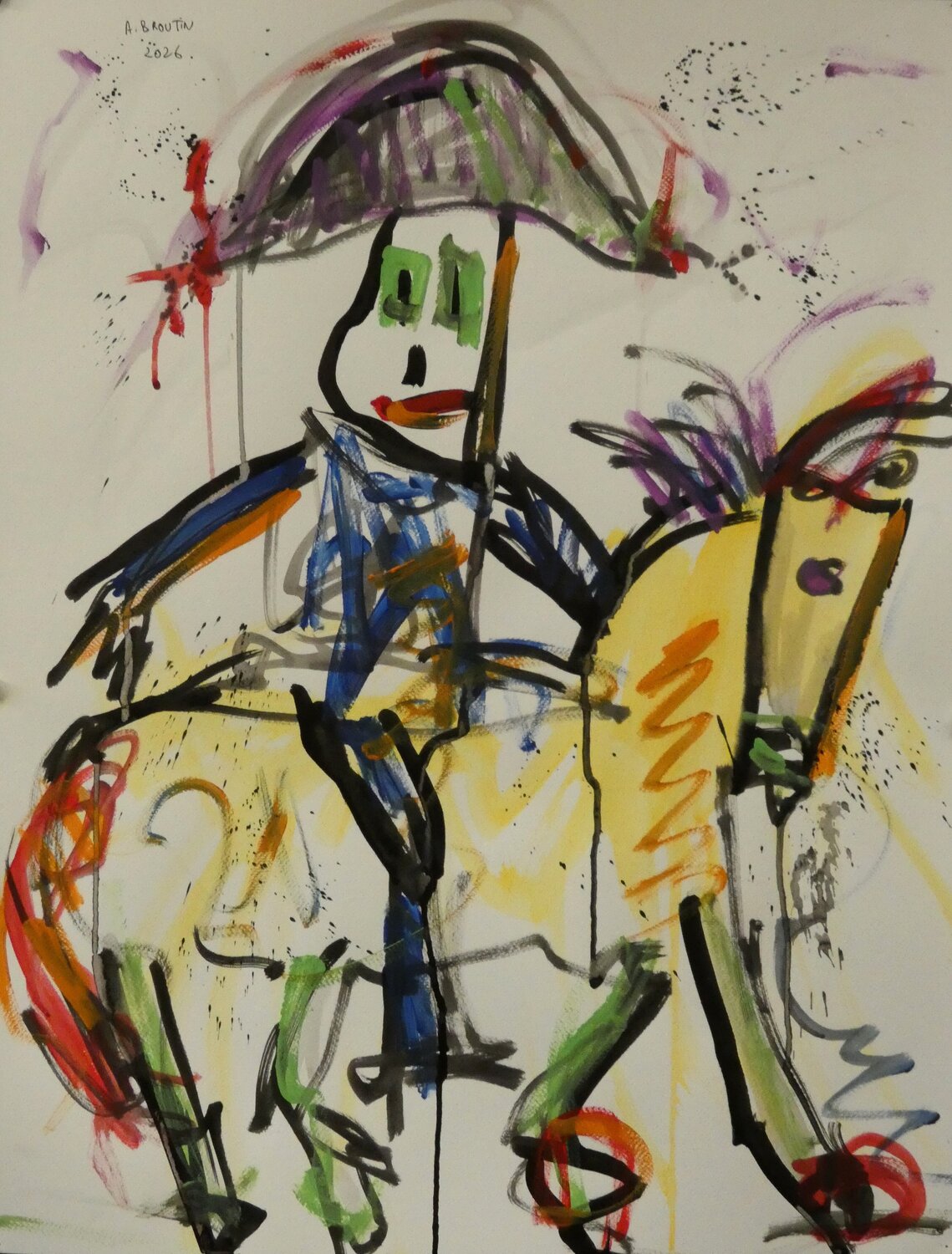 Napoléon VIII Arnaud Broutin Œuvre sur papier à vendre