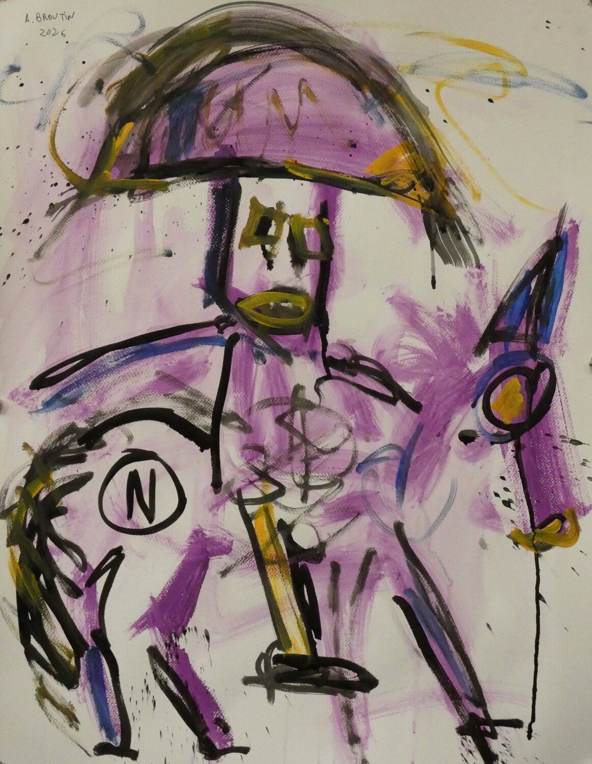 Napoléon IX Arnaud Broutin Œuvre sur papier à vendre