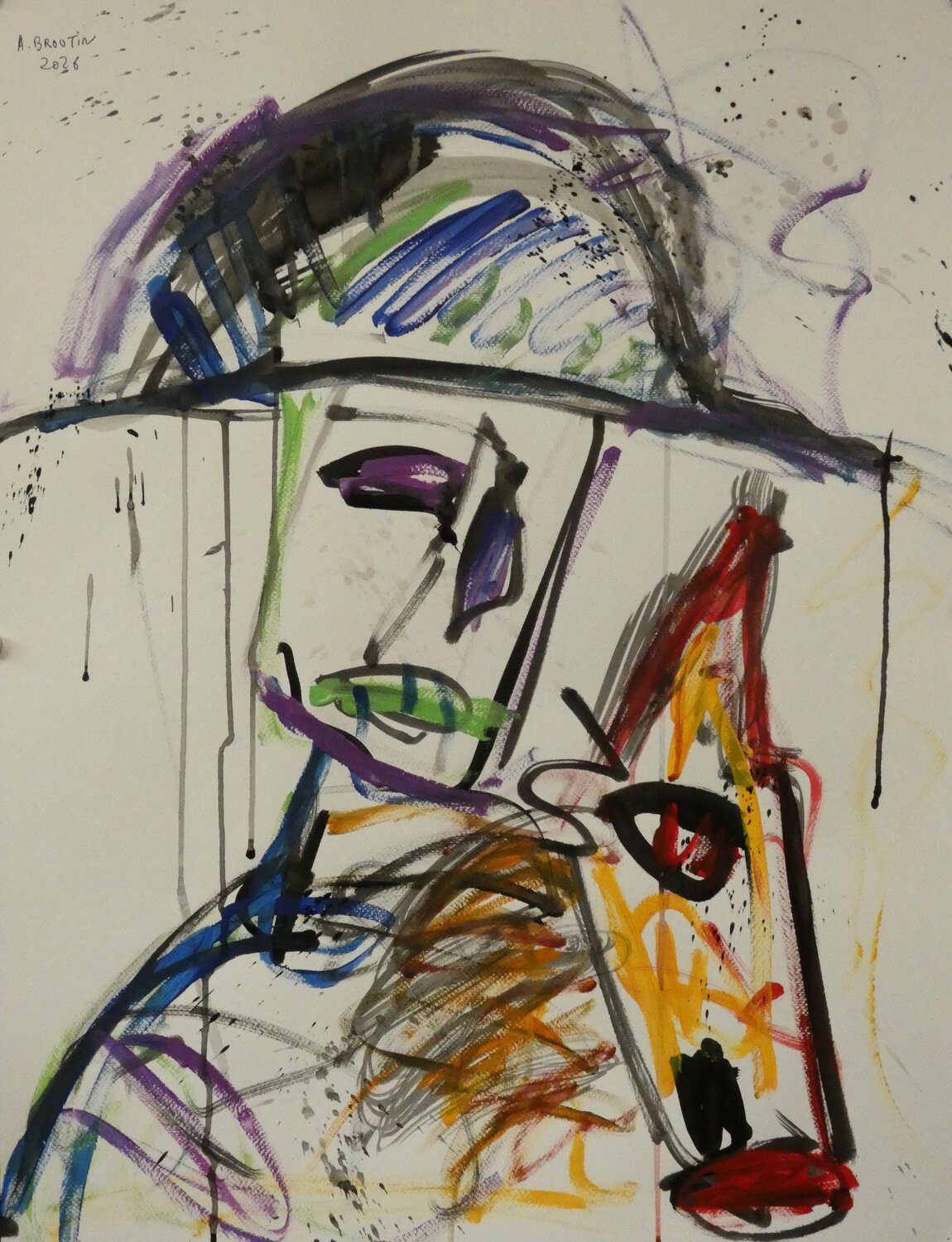 Napoléon X Arnaud Broutin Œuvre sur papier à vendre