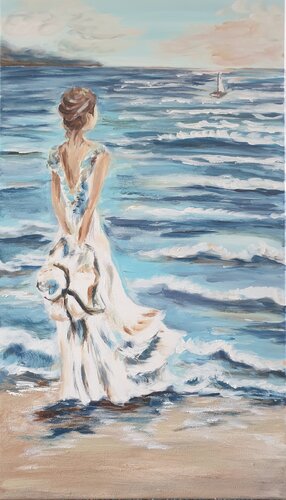 Blick aufs Meer by Carolin Giesa, Painting for Sale on Singulart