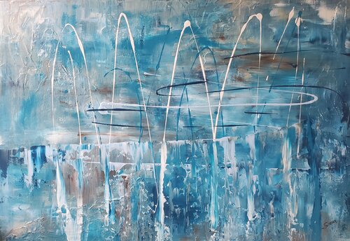 Höhen und Tiefen by Carolin Giesa, Painting for Sale on Singulart