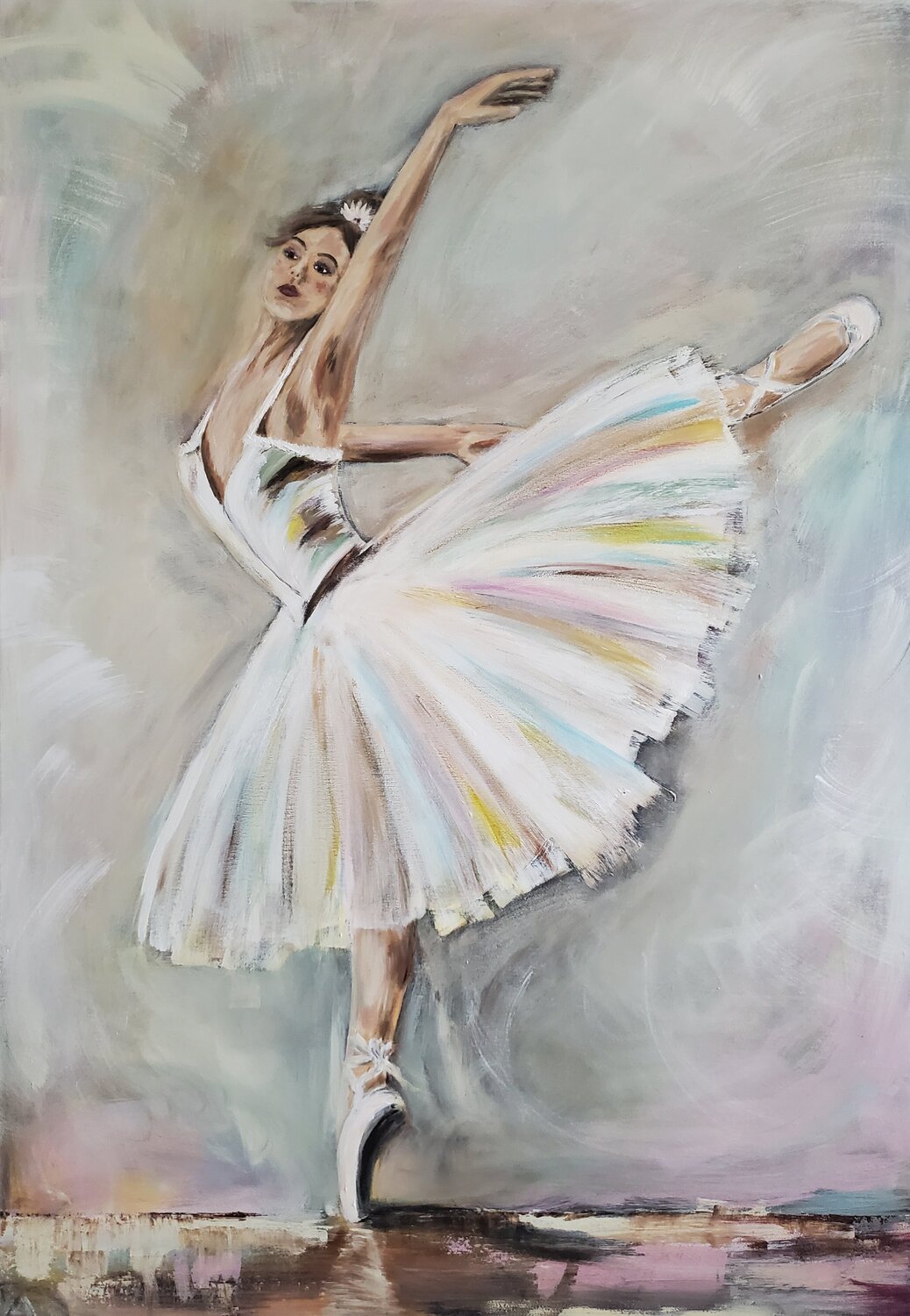 Ballerina in weiß Carolin Giesa