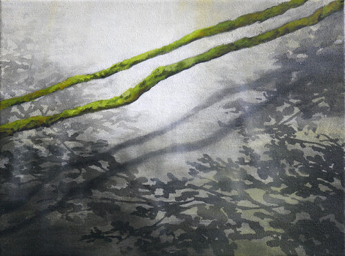 Zwei Äste van Tanja Robisch, Schilderij te koop op Singulart