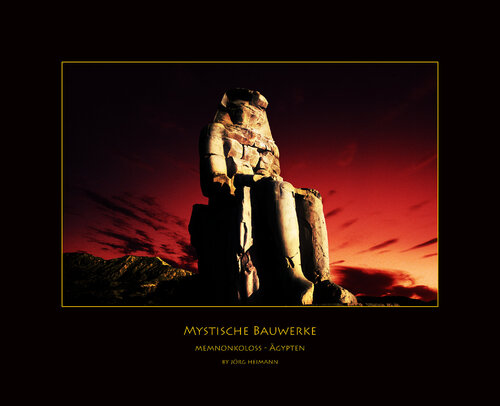 Mystische Bauwerke - Memnonkolosse by Jörg Heimann, Photography for Sale on Singulart