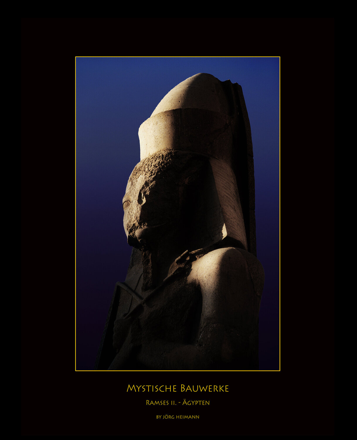 Mystische Bauwerke - Ramses II. Jörg Heimann Fotografie zu verkaufen