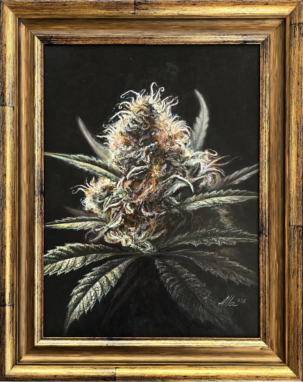 Oreoz Portrait – Realistic Cannabis Art Alla Ostrovsky