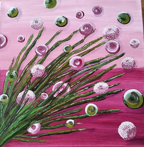 Rosarote Sphäre...Leichtigkeit by Betty Dienel, 油畫 for Sale on Singulart