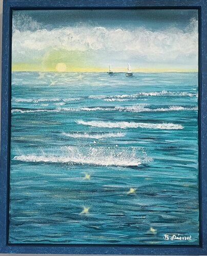 Meerweh am Morgen by Betty Dienel, 油畫 for Sale on Singulart