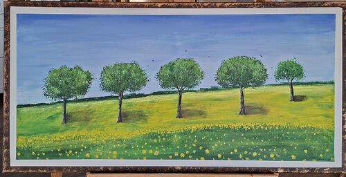 Family Tree - Einer tanzt immer aus der Reihe von Betty Dienel, Malerei kaufen auf Singulart