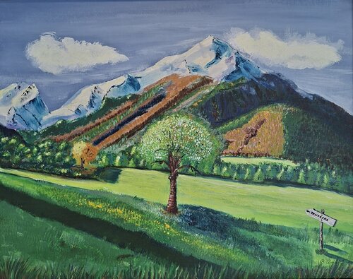 Schöne Aussicht by Betty Dienel, 油畫 for Sale on Singulart