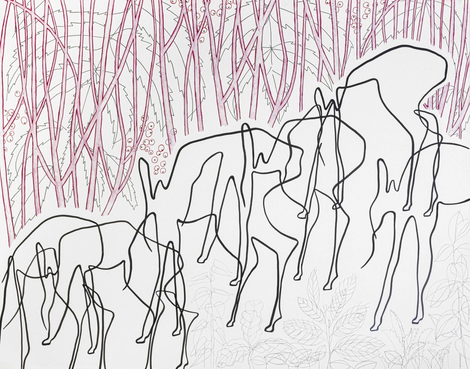 Oh deer Laura Pels Ferra Opera su carta in vendita
