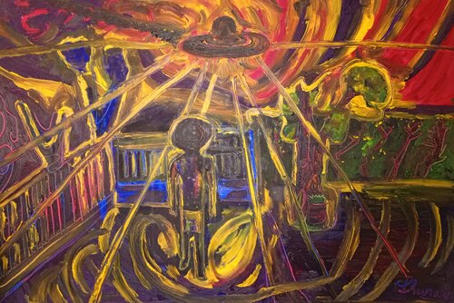 Ufo by Lhandy, 絵画 for Sale on Singulart