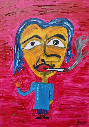 Il custode dell'aria storta di Lhandy, Pittura in vendita su Singulart