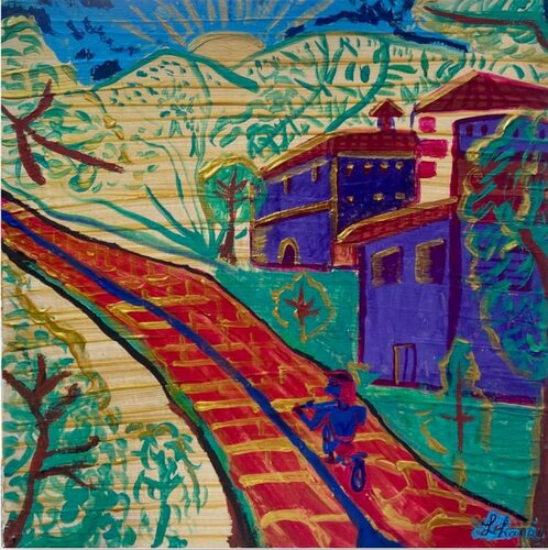 Sunny Afternoon van Lhandy, Schilderij te koop op Singulart