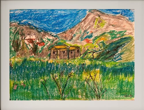 View of Tuscany by Lhandy, 소묘 for Sale on Singulart