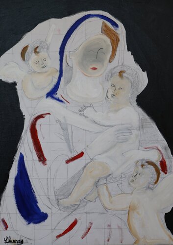 21st Century Madonna par Lhandy, Peinture en vente sur Singulart