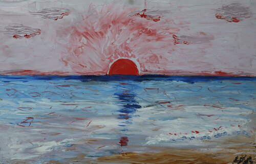 The Heart of the Horizon by Lhandy, Painting for Sale on Singulart