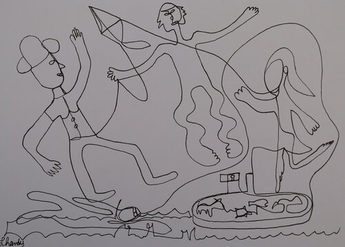 La Giostra by Lhandy, Drawing for Sale on Singulart