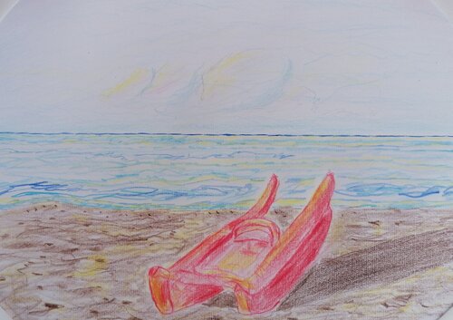 View of the sea von Lhandy, Zeichnungen kaufen auf Singulart