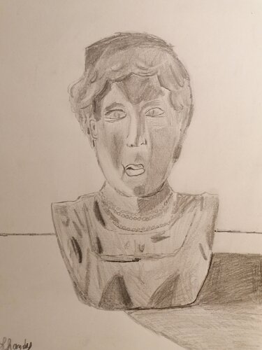 Mezzo Busto Di Donna #2 by Lhandy, Drawing for Sale on Singulart