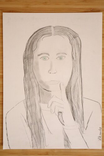 Thinking par Lhandy, Dessin en vente sur Singulart