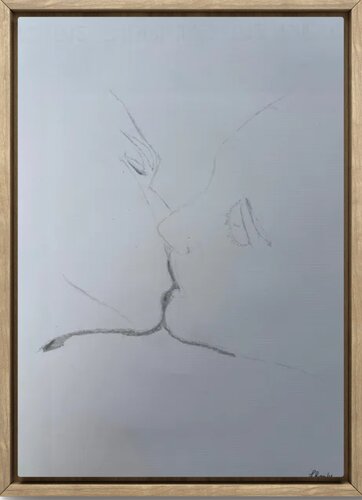 Kiss #1 by Lhandy, 소묘 for Sale on Singulart