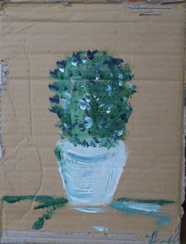 Flowers by Lhandy, 회화 for Sale on Singulart