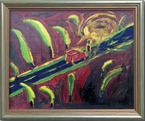 Alien Abduction n. 3 di Lhandy, Pittura in vendita su Singulart