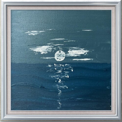 Serenade for the Moonlight di Lhandy, Pittura in vendita su Singulart