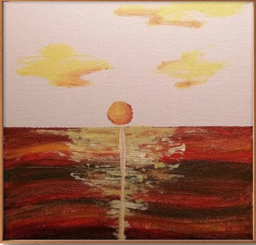 Reflections of Fire and Amber de Lhandy, Pintura a la venta en Singulart