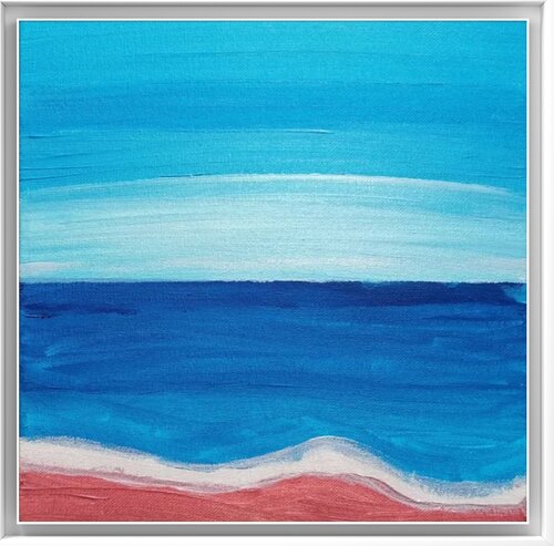 Beyond the Blue van Lhandy, Schilderij te koop op Singulart